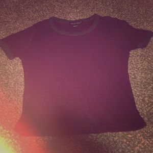 Purple crop top